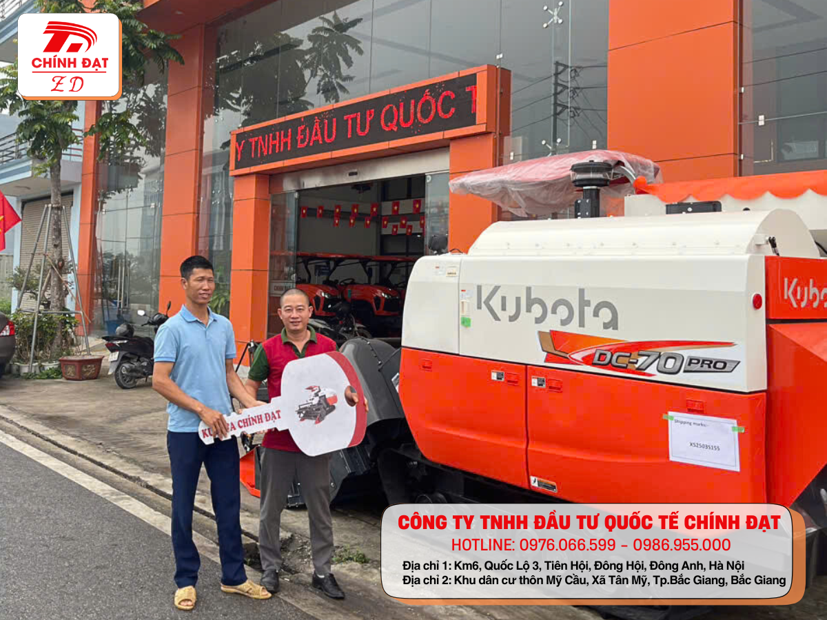 Máy gặt Kubota DC70-Pro